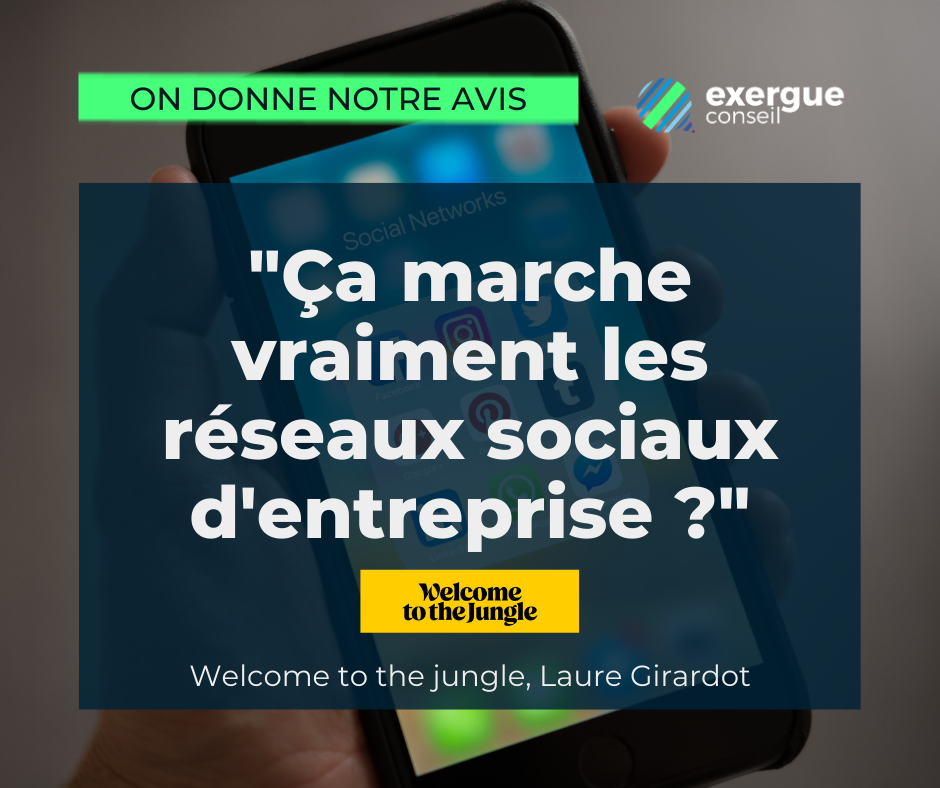 Photo ça marche vraiment les réseaux sociaux d'entreprise 